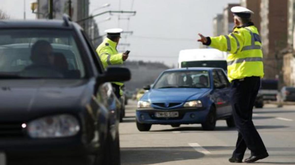 politist timis permis de conducere