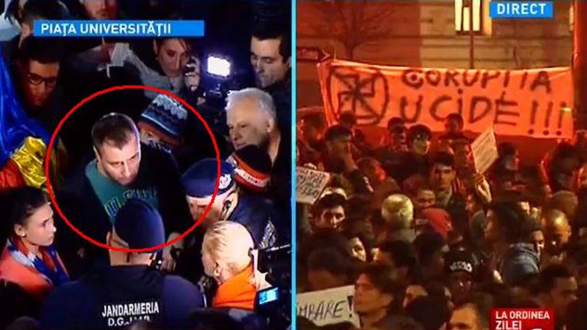 incident la universitate un barbat cu o pancarta cu mesajul iohannis demisia a fost apostrofat de