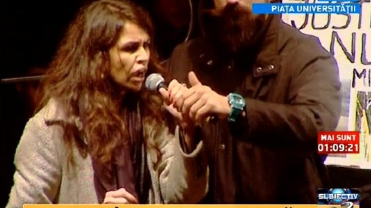cine este femeia acuzata ca a vrut sa confiste protestele din piata universitatii