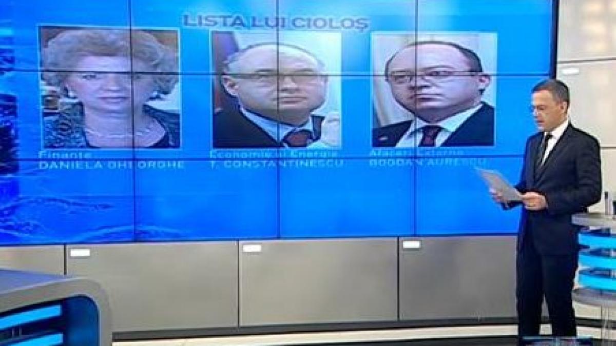 guvernul ciolos care sunt cele mai noi variante de ministri