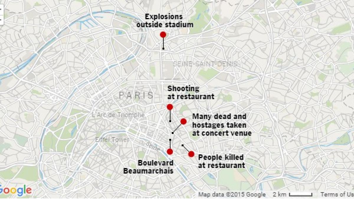 atacurile din paris ce s a intamplat in fiecare locatie