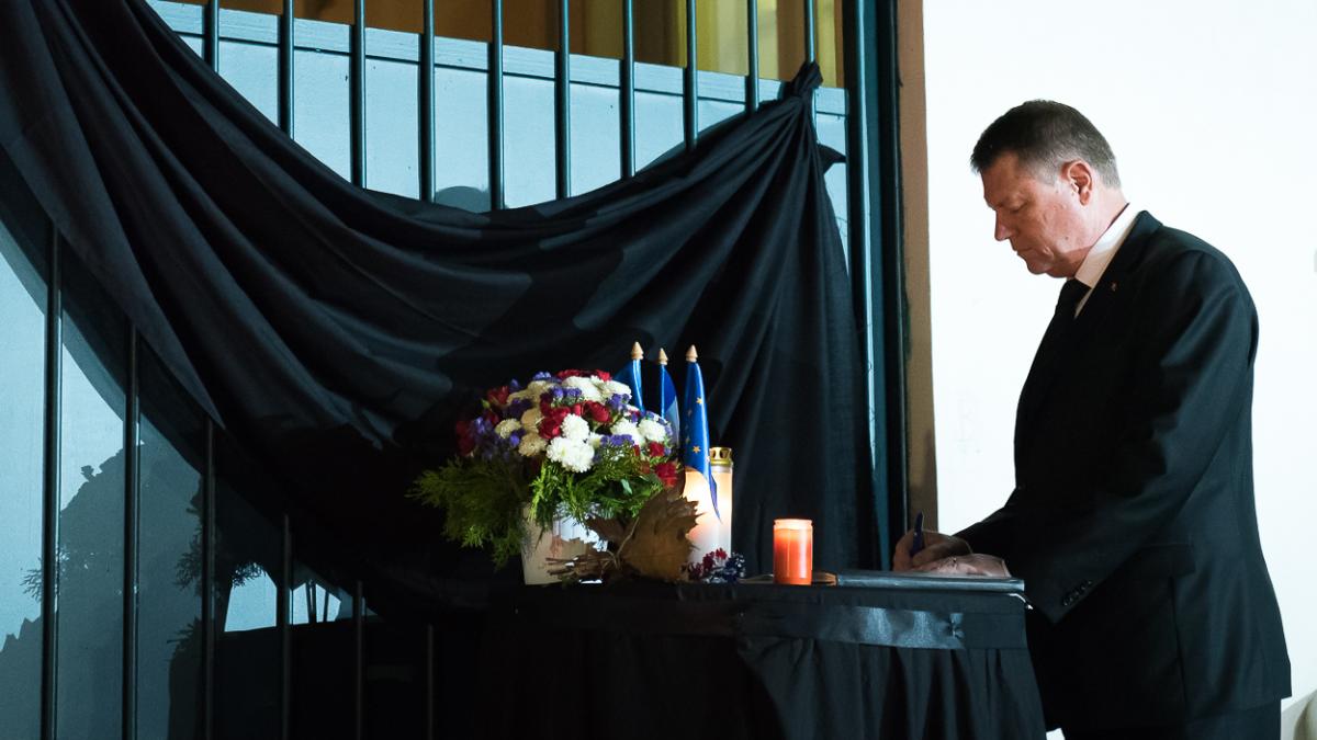 klaus iohannis scrisoare francois hollande atentatele de la paris