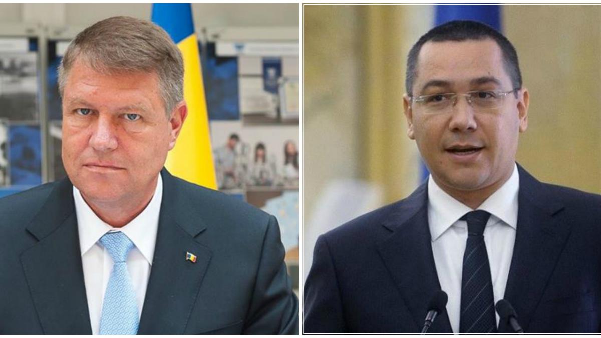 klaus iohannis ii da dreptate lui victor ponta