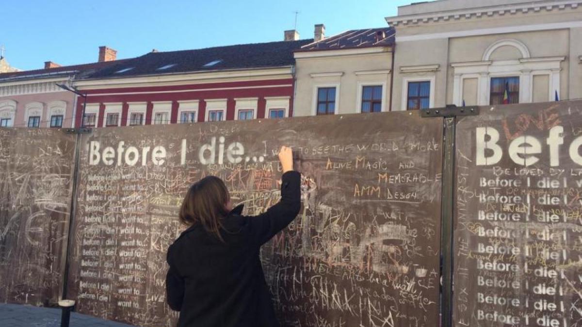 before i die wall dorintele din creta ale clujenilor
