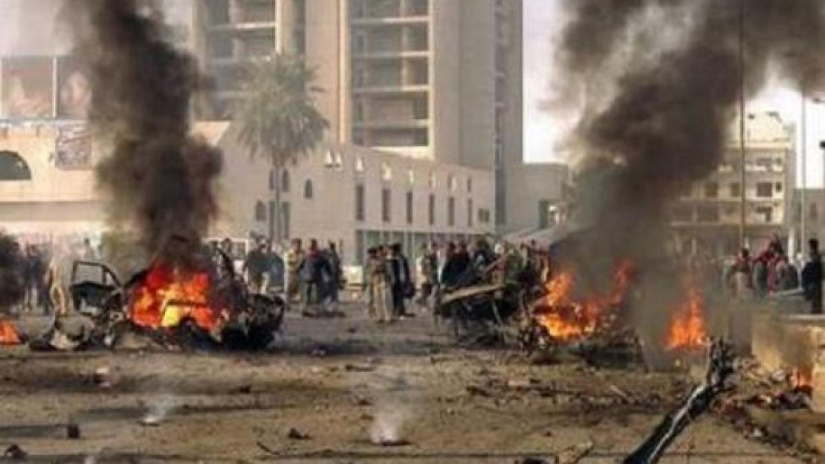 dublu atentat cu bomba la bagdad
