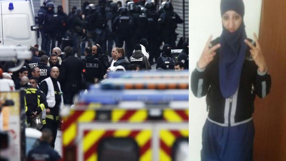 momentul in care femeia kamikaze s a aruncat in aer in timpul raidului din saint denis