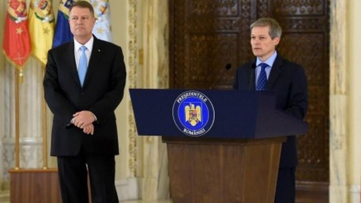 klaus iohannis intalnire cu premierul dacian ciolos la palatul cotroceni