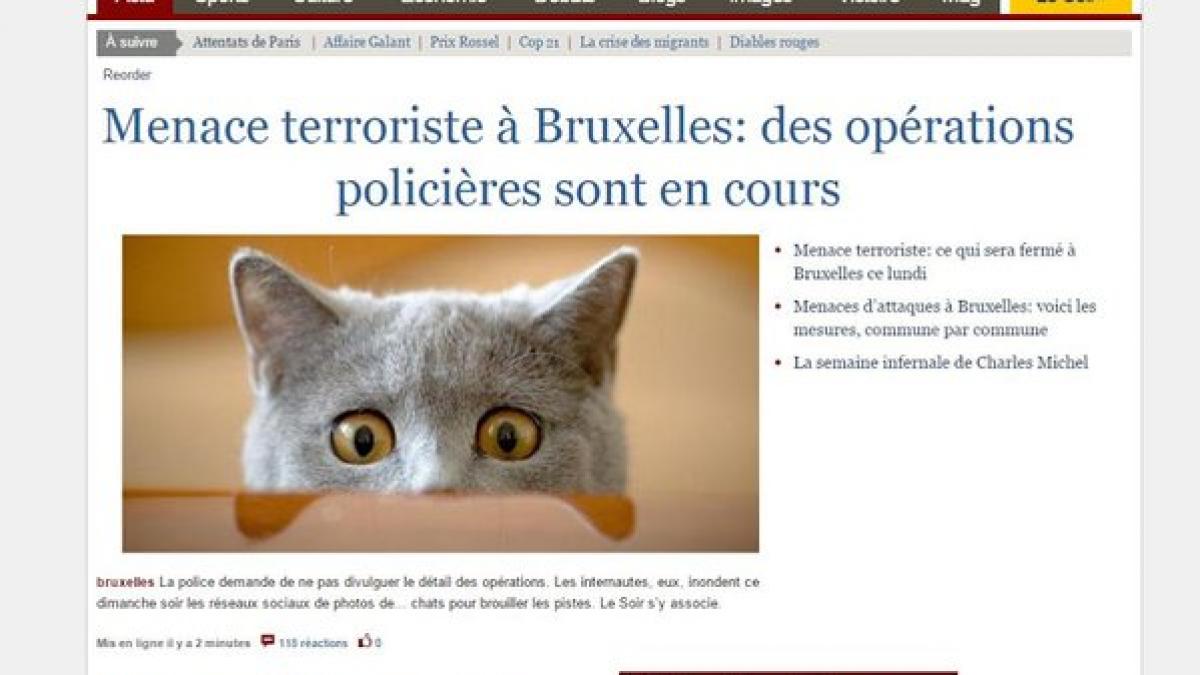 modul genial in care au raspuns belgienii apelului politiei de a nu posta informatii despre