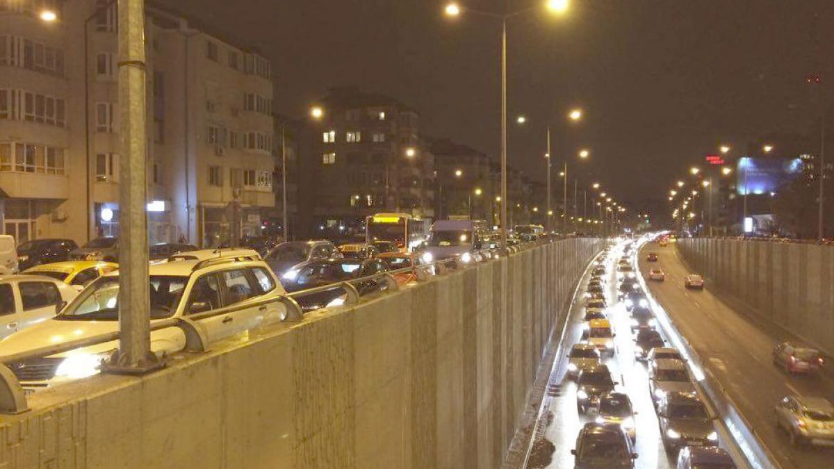 accident dn 1 trafic aglomerat