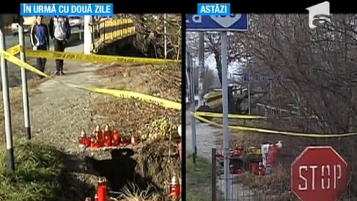 bals mort bicicleta groapa