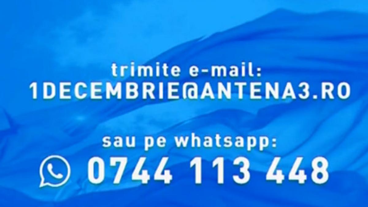 consultare populara 1 decembrie antena 3