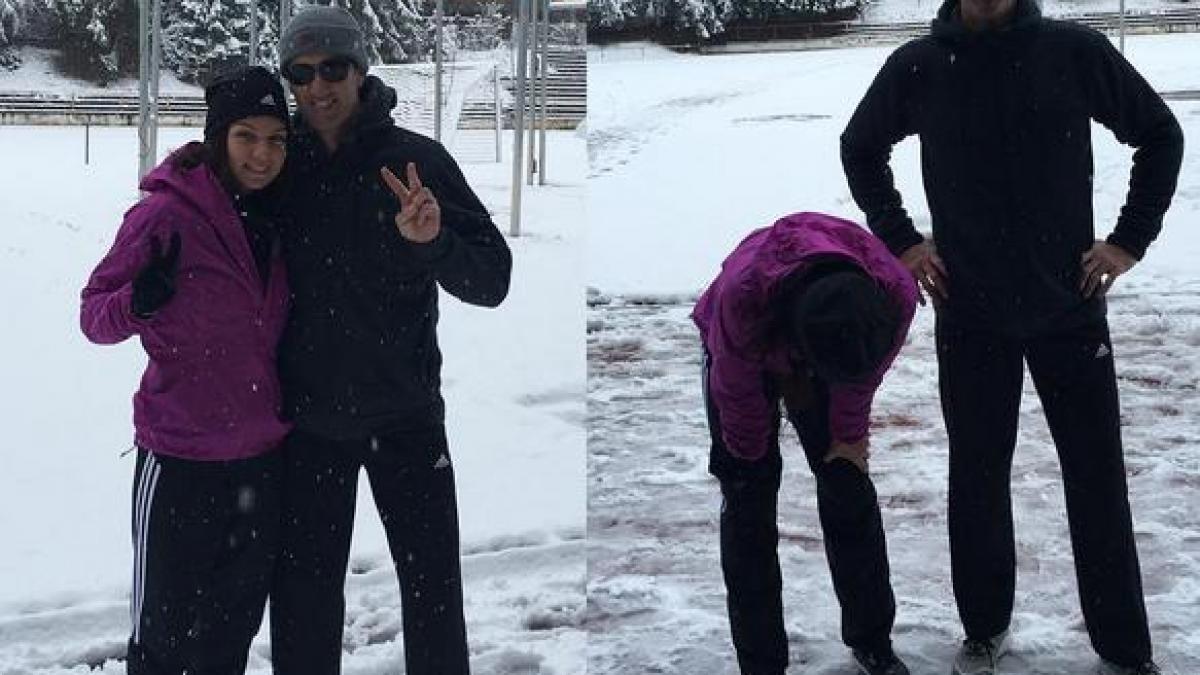 simona halep incepe anul 2016 acasa la antrenor