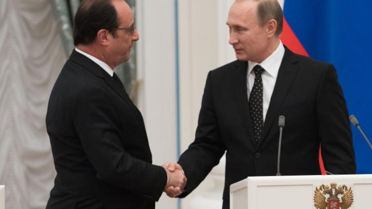 hollande si putin vor coopera in lupta impotriva statului islamic