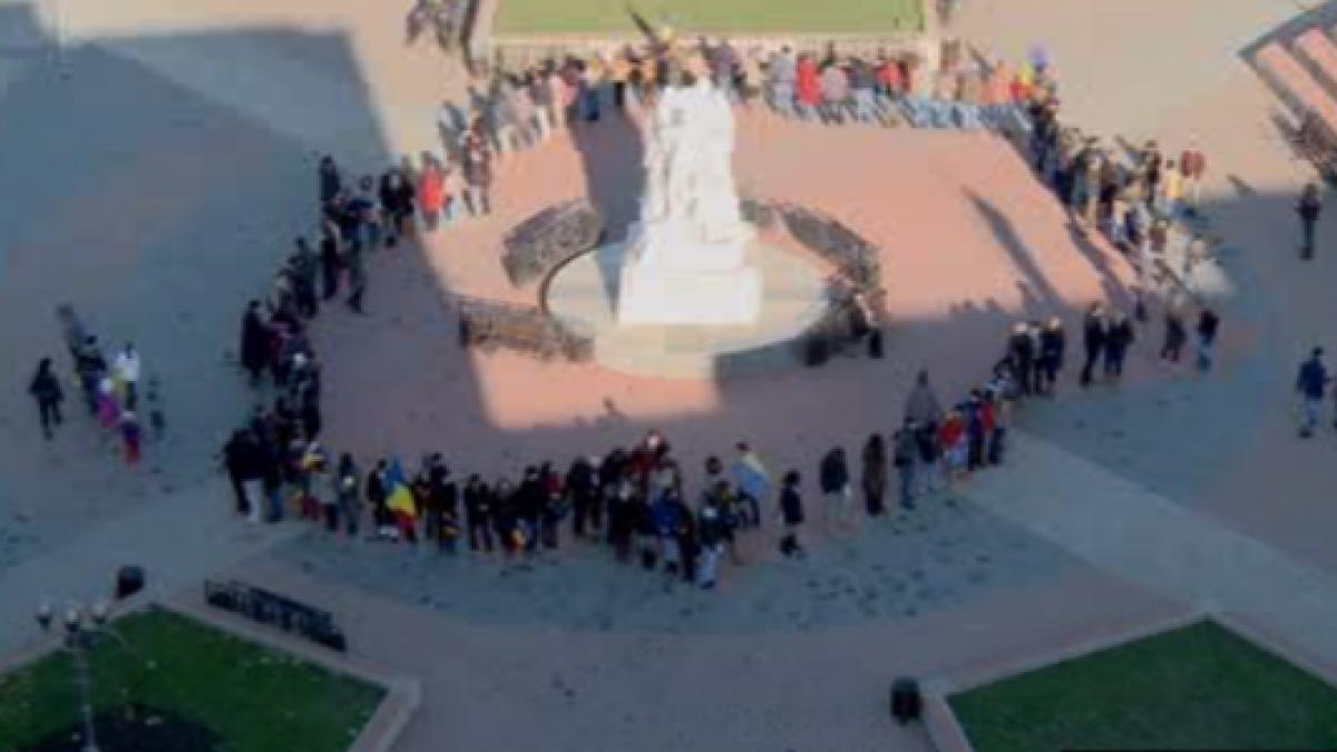 harta umana a romaniei mari in centrul iasului