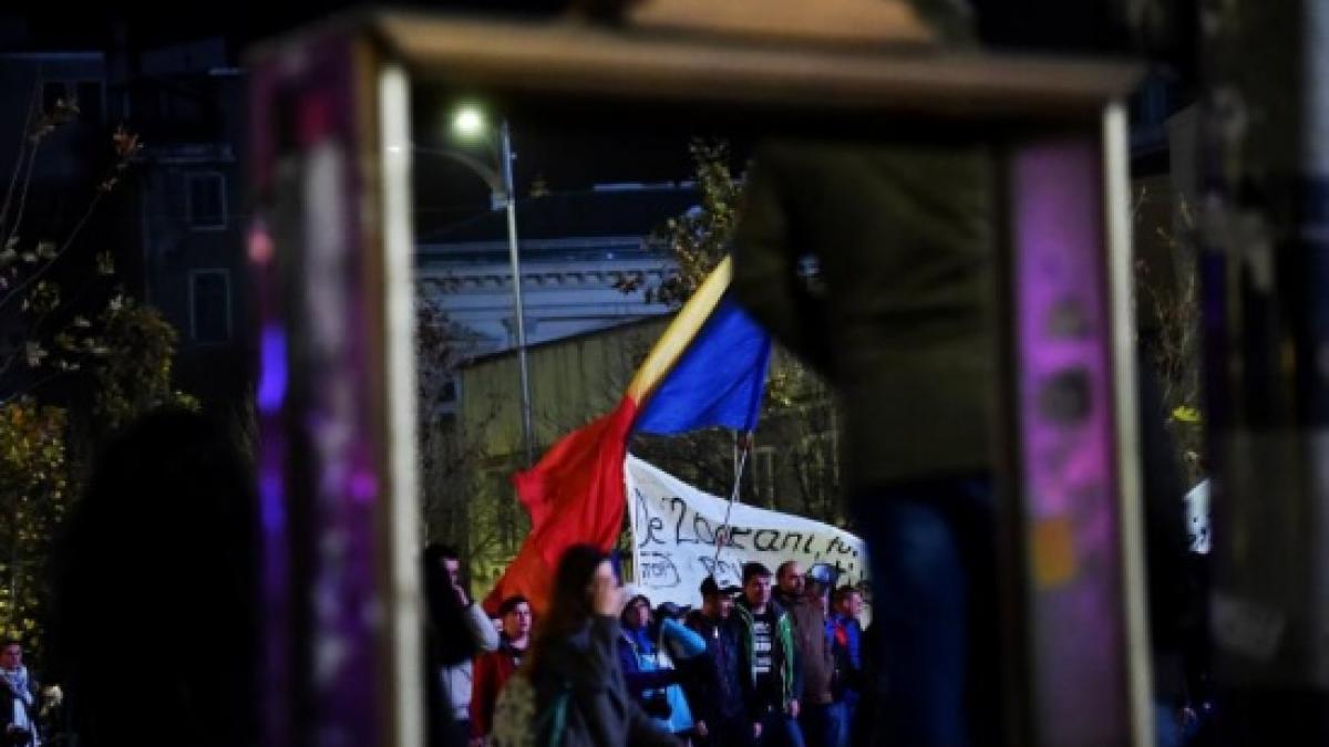 protest la piata universitatii