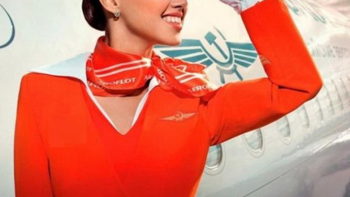 ea este cea mai frumoasa stewardesa din rusia