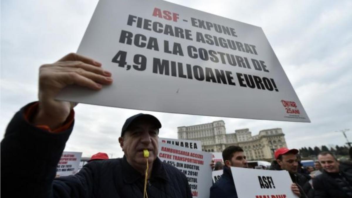 protest transportatori piata victoriei restrictii circulatie