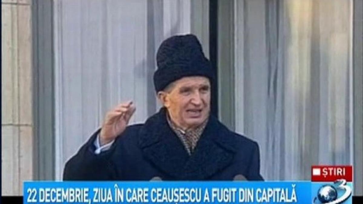 22 decembrie 1989 fuga ceausescu