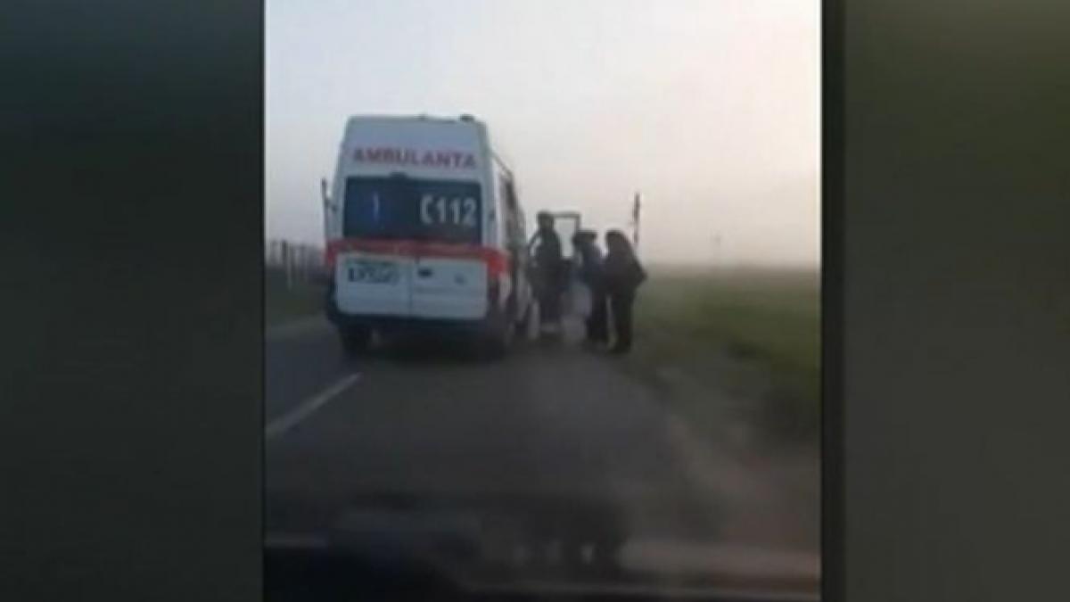 imagini revoltatoare ce facea soferul unei ambulante din lugoj