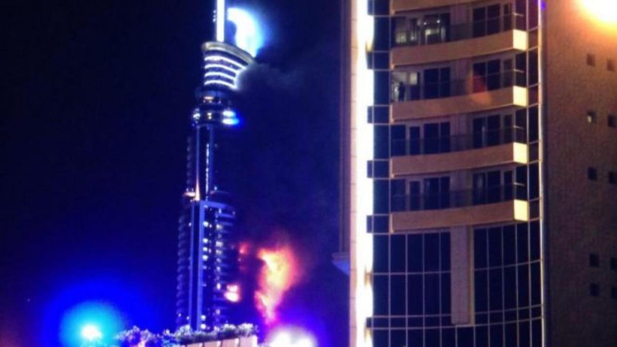 incendiul devastator din dubai toti oamenii aflati in hotel au fost evacuati