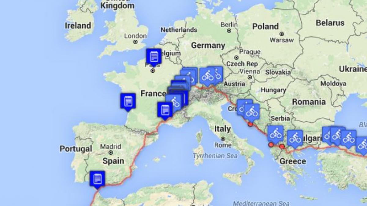 turul lumii cu bicicleta parapanta si barca aventura extraordinara a unui francez curajos