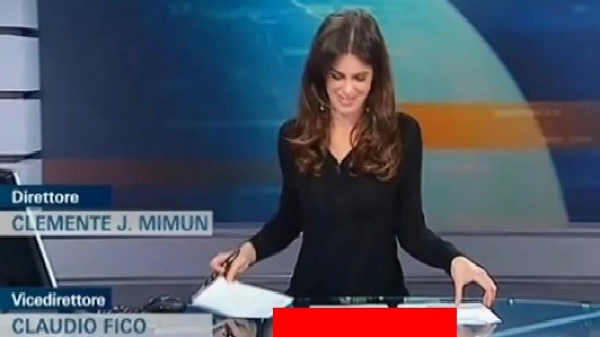 gafa incredibila in direct o prezentatoare a aratat totul masa transparenta a tradat o