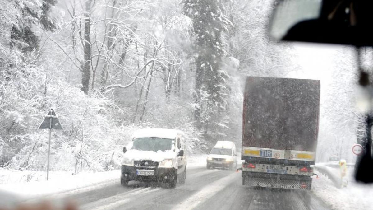 infotrafic situatia traficului cod galben de ninsori