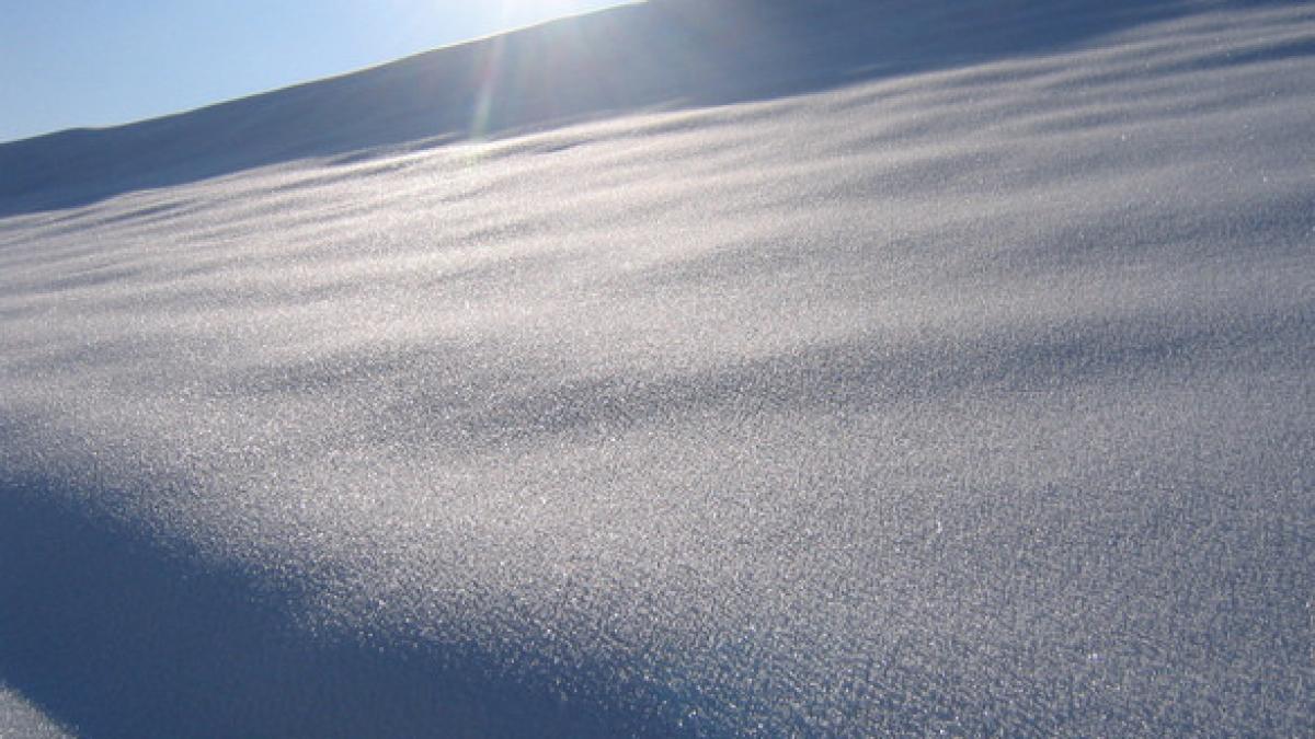 raport climatologic infiorator baraganul a inghetat complet timp de 90 de zile