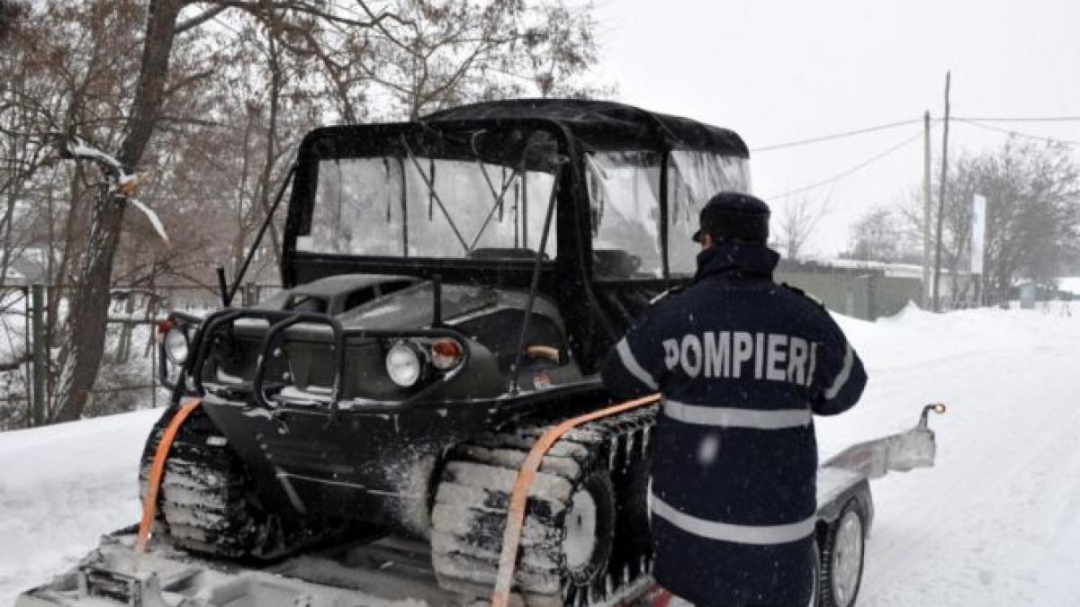 MAI, în alertă maximă! 22.000 de angajați sunt pregătiți să intervină în zonele cu risc de înzăpezire