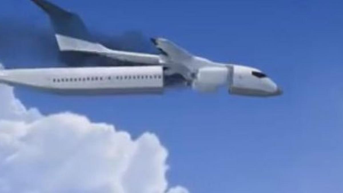 avion cabina detasare parasuta aterizare