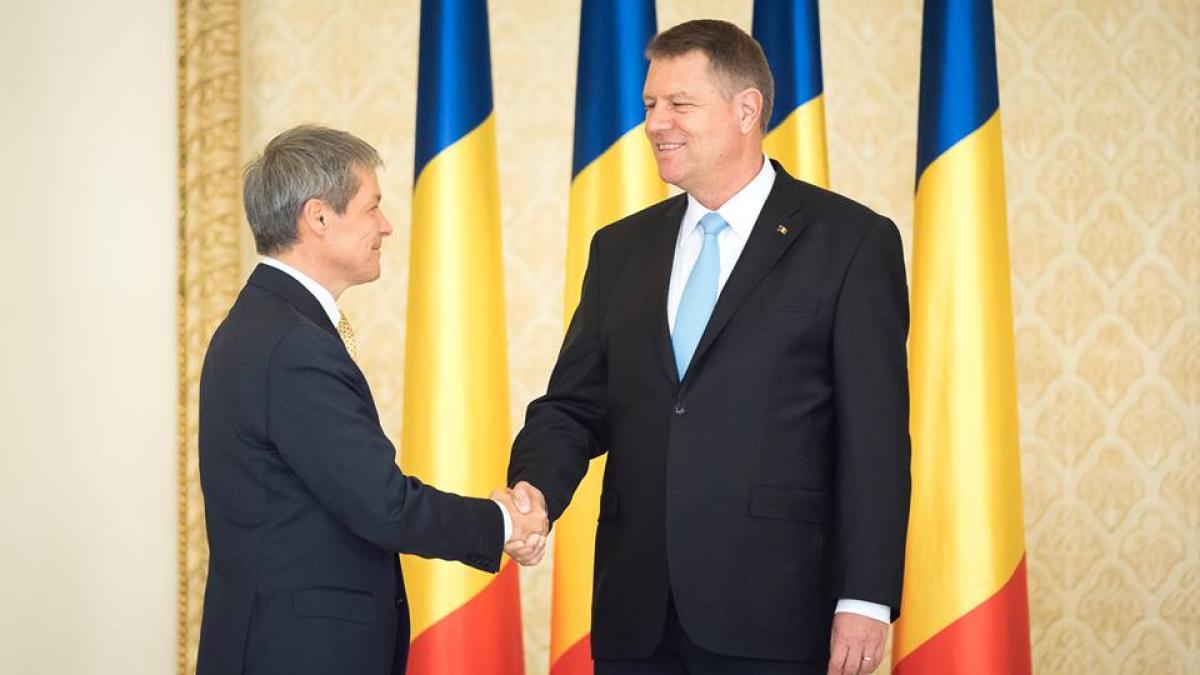 presedinte iohannis premier ciolos cotroceni