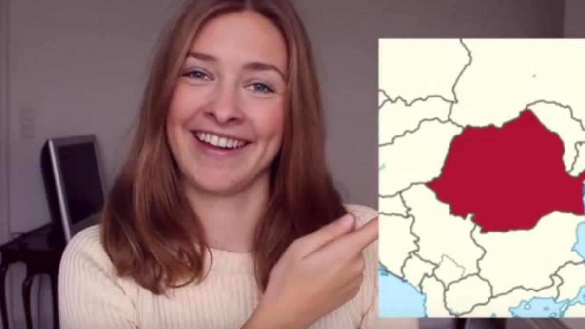 aceasta tanara frumoasa face cea mai simpatica descriere a romaniei ce a postat fata pe internet