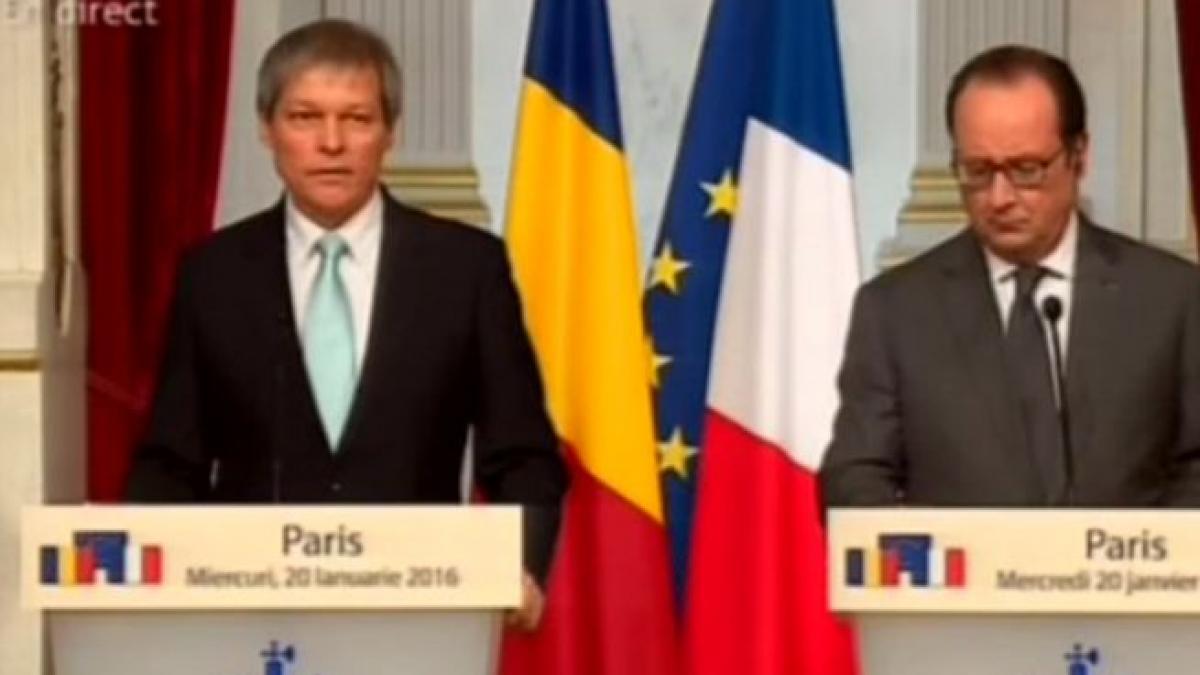 dacian ciolos in vizita oficiala in franta premierul a fost primit cu onoruri militare
