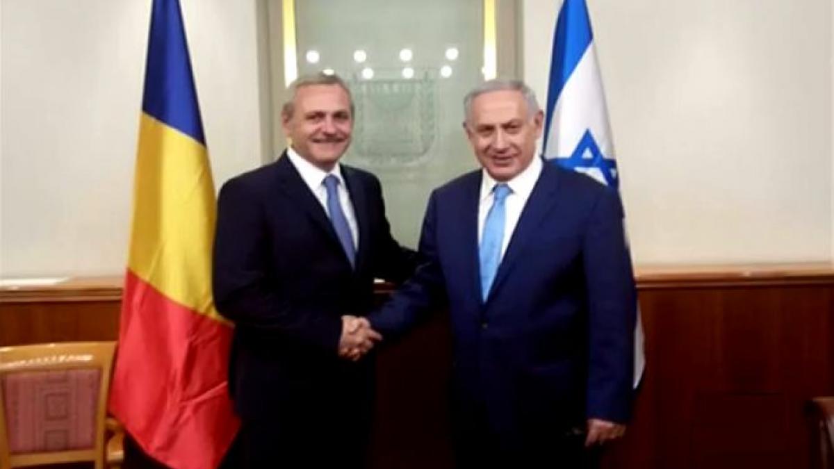 liviu dragnea intalnire benjamin netanyahu
