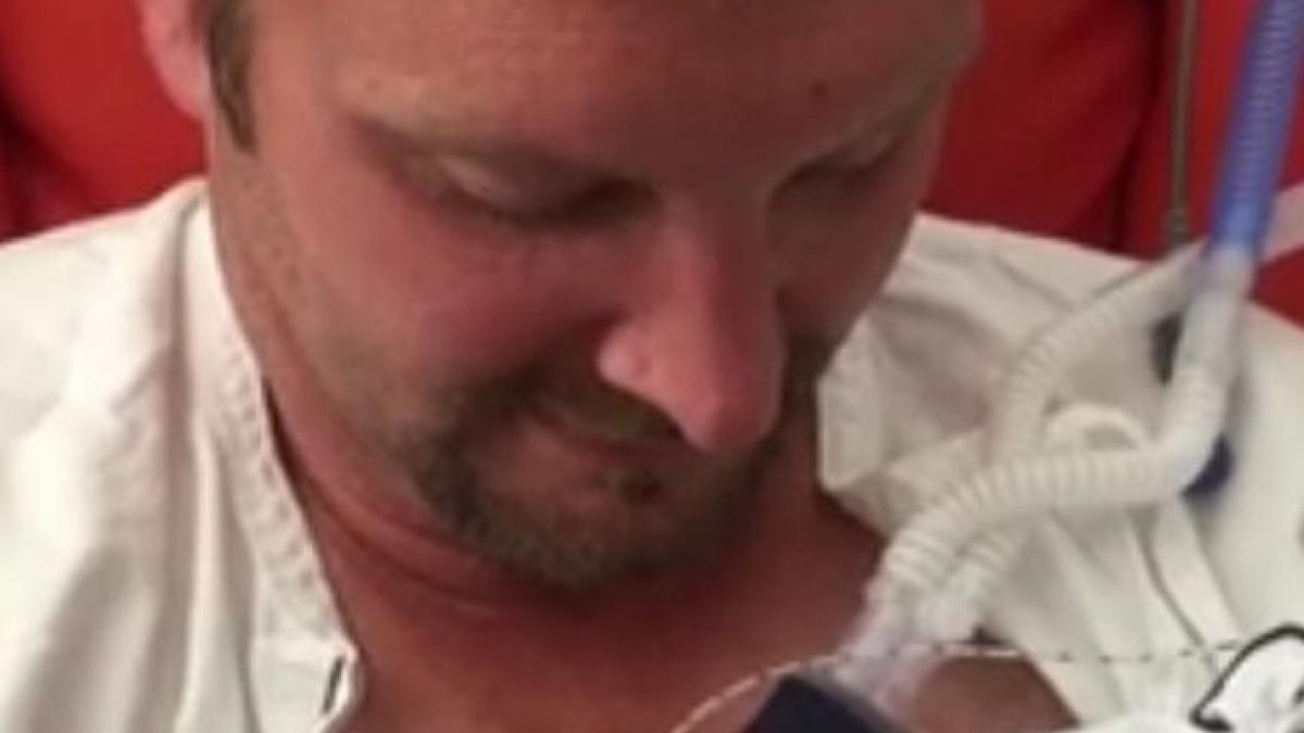 moment incredibil filmat intr un spital