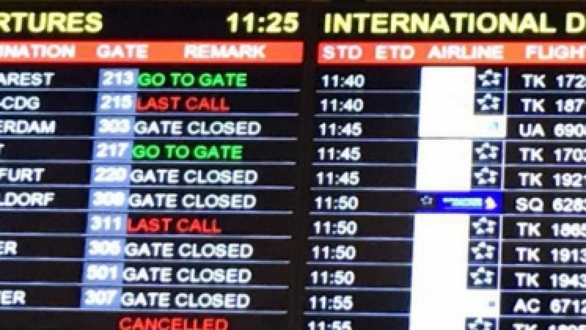 circa 6 000 de curse aeriene anulate in statele unite din cauza viscolului