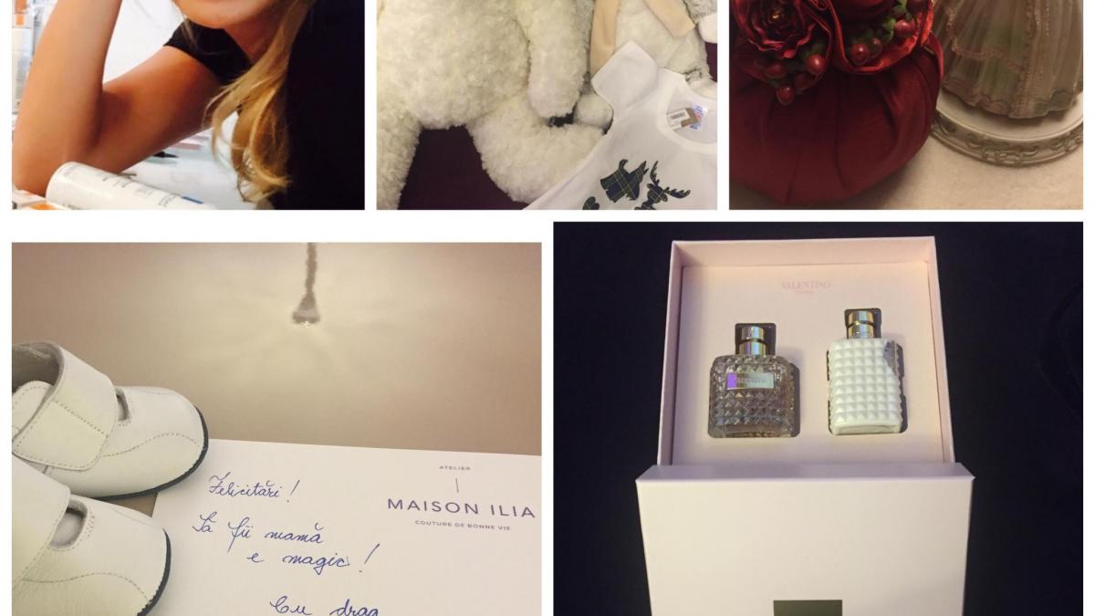 valentina pelinel a primit primul cadoul pentru copilul pe care il va avea cu borcea