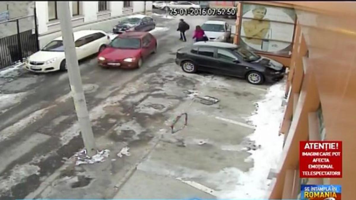 agresor barbat lovit de masina liber