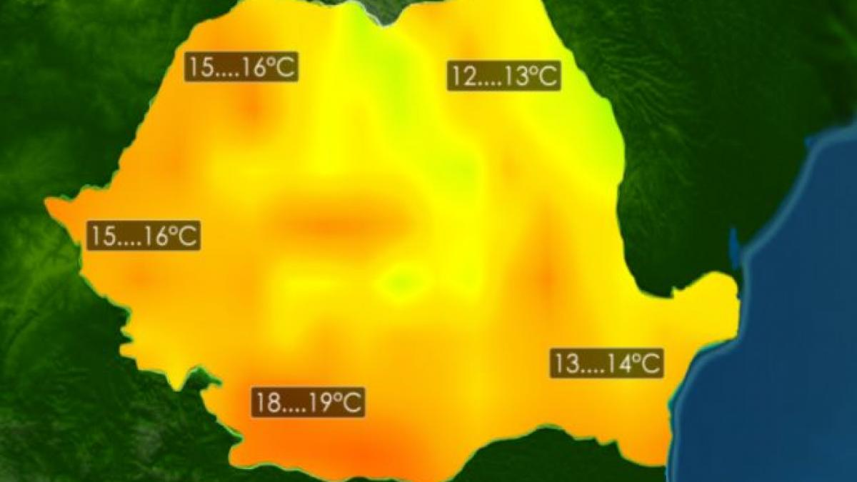 anunt de la meteo temperaturi anormal de mari in acest weekend