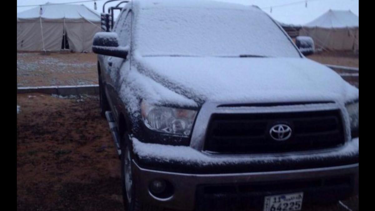 prima ninsoare din kuweit