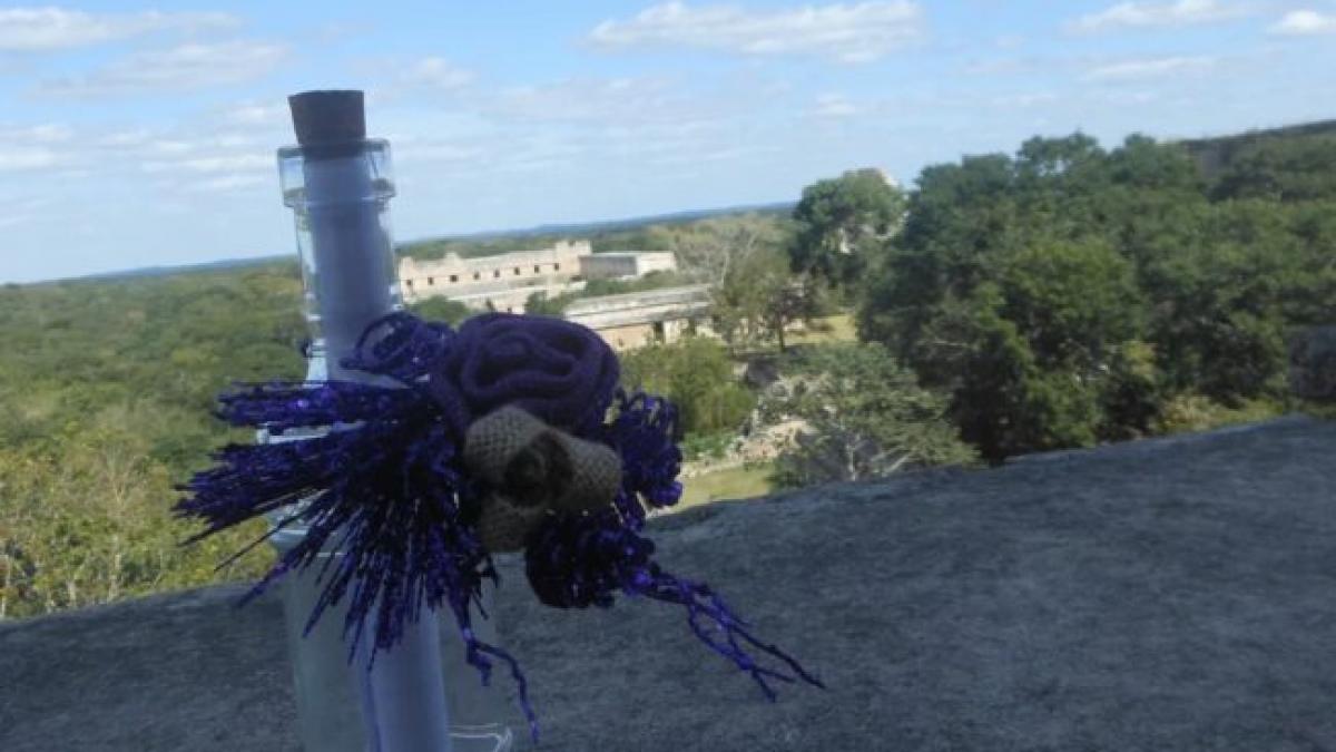 mesaj ruine templu mayas