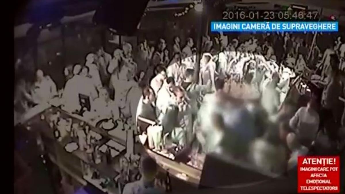 agresorul din clubul din odorheiu secuiesc se apara cum explica imaginile surprinse de camerele de