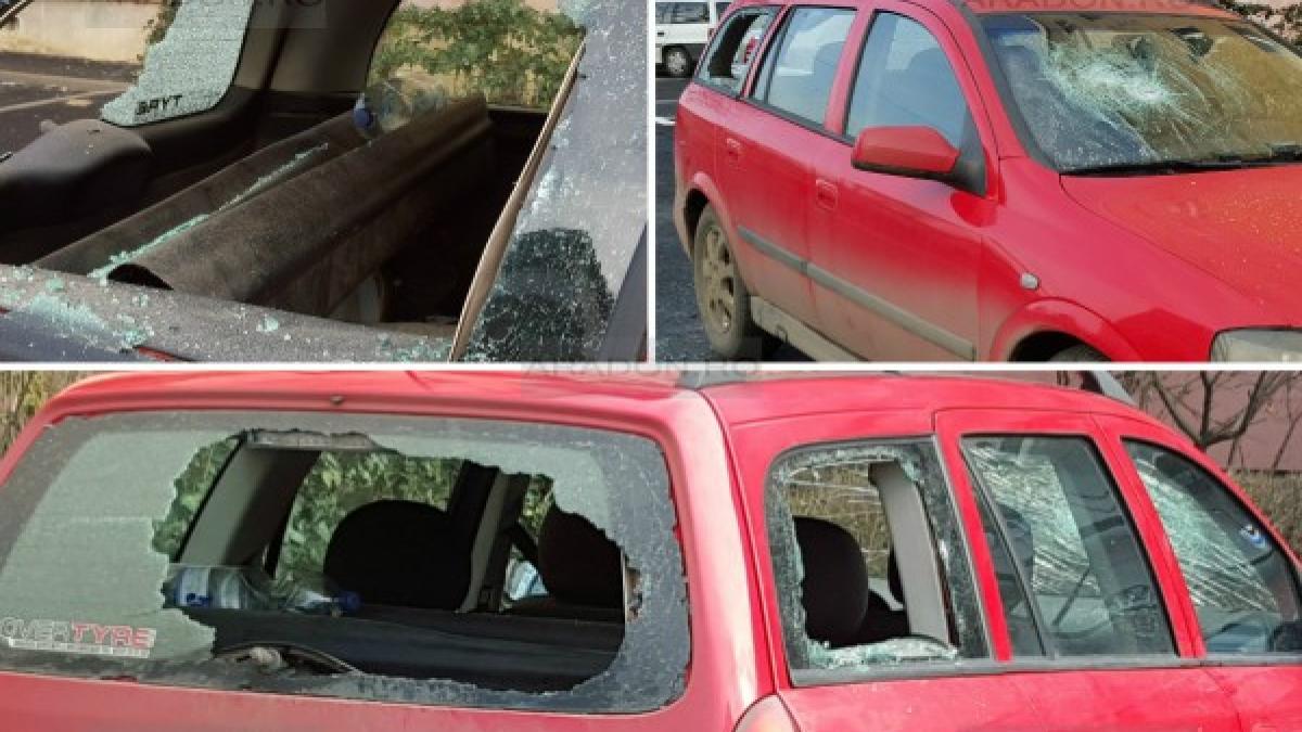 camatari arad masina distrusa