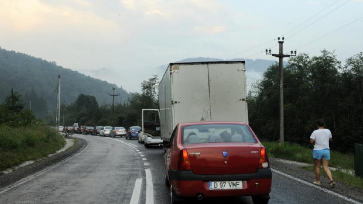 trafic ingreunat in judetul suceava pe dn17