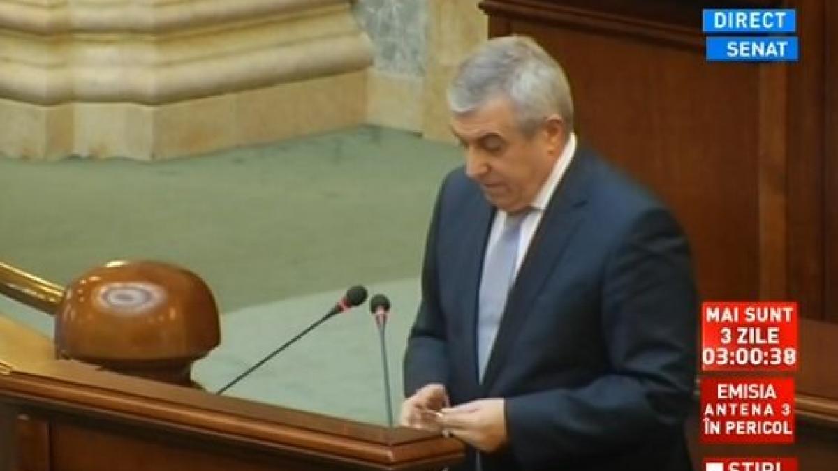 tariceanu senat anaf intact antena3