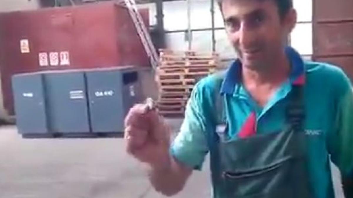 dorel ofera o lectie de maiestrie in folosirea motostivuitorului