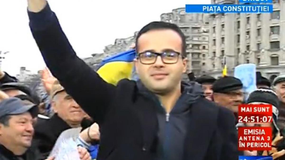 mihai gadea a ajuns la intalnirea din piata constitutiei cum a fost primit de oameni