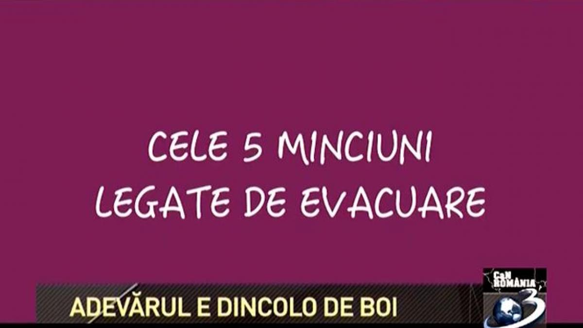 minciuni evacuare antena 3