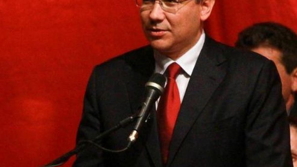 anuntul de ultima ora facut de victor ponta