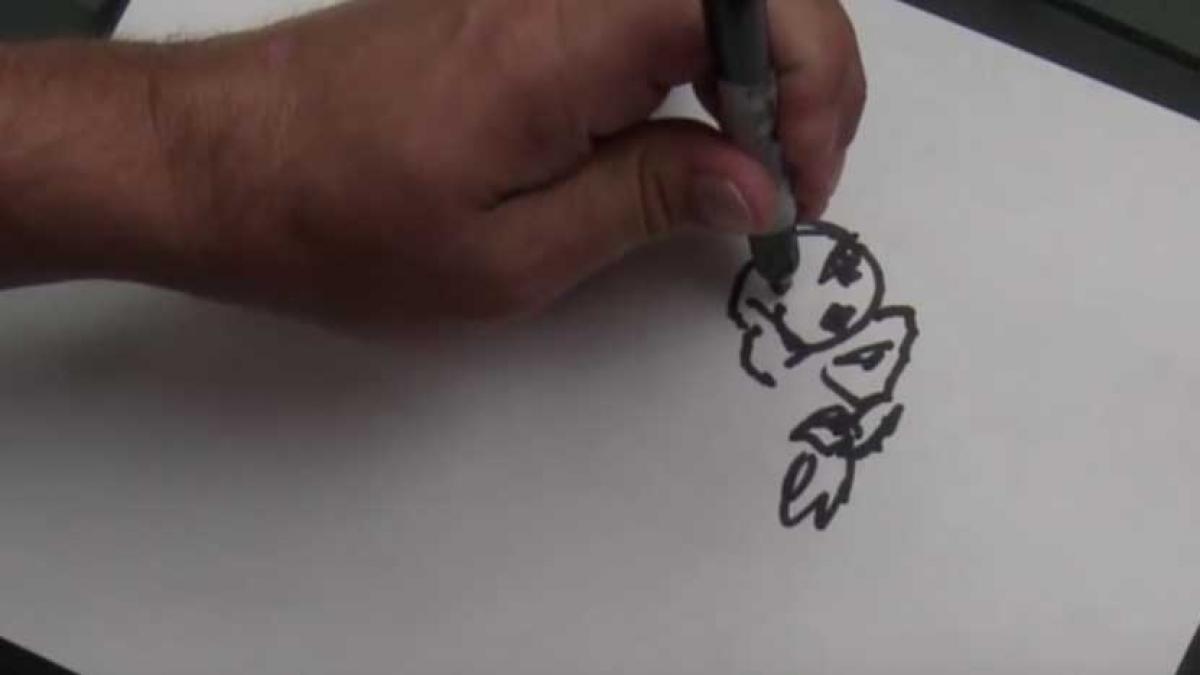 au rugat un om orb sa deseneze cateva obiecte pe care nu le a vazut niciodata ce au vazut toti